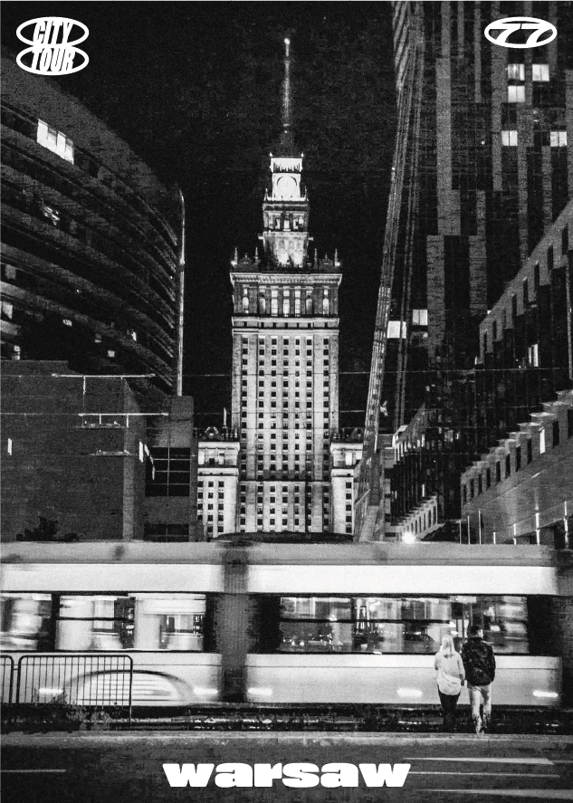 Warsaw Photo tee, 7MORE7, CITY TOUR, 2024 – back