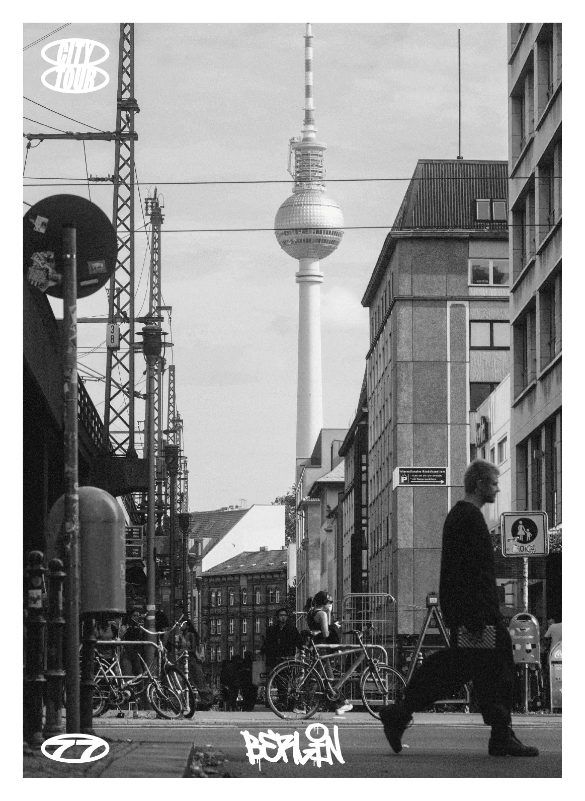 Berlin Photo tee, 7MORE7, CITY TOUR, 2024 – back