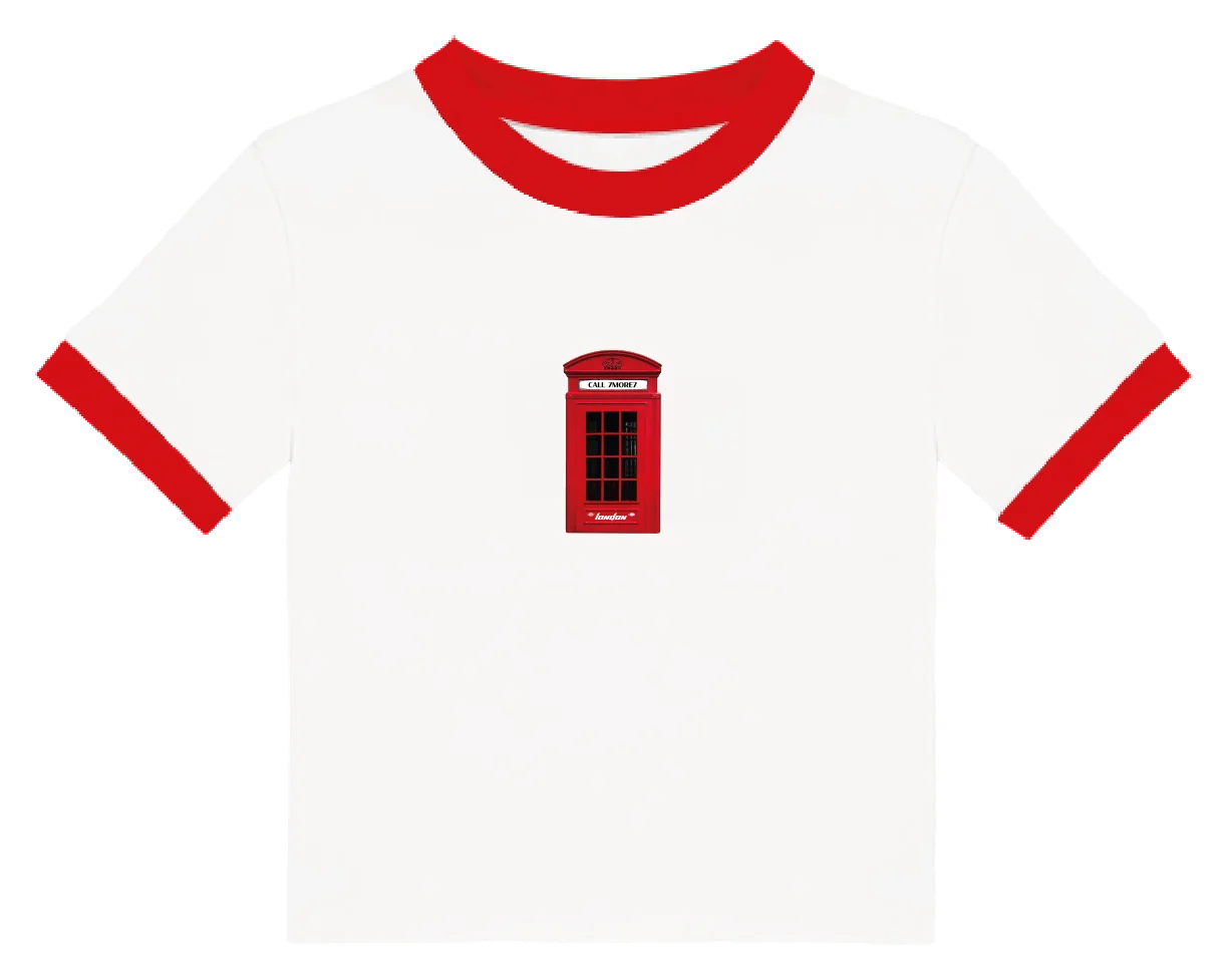 Phonebooth - baby tee, London, 2023